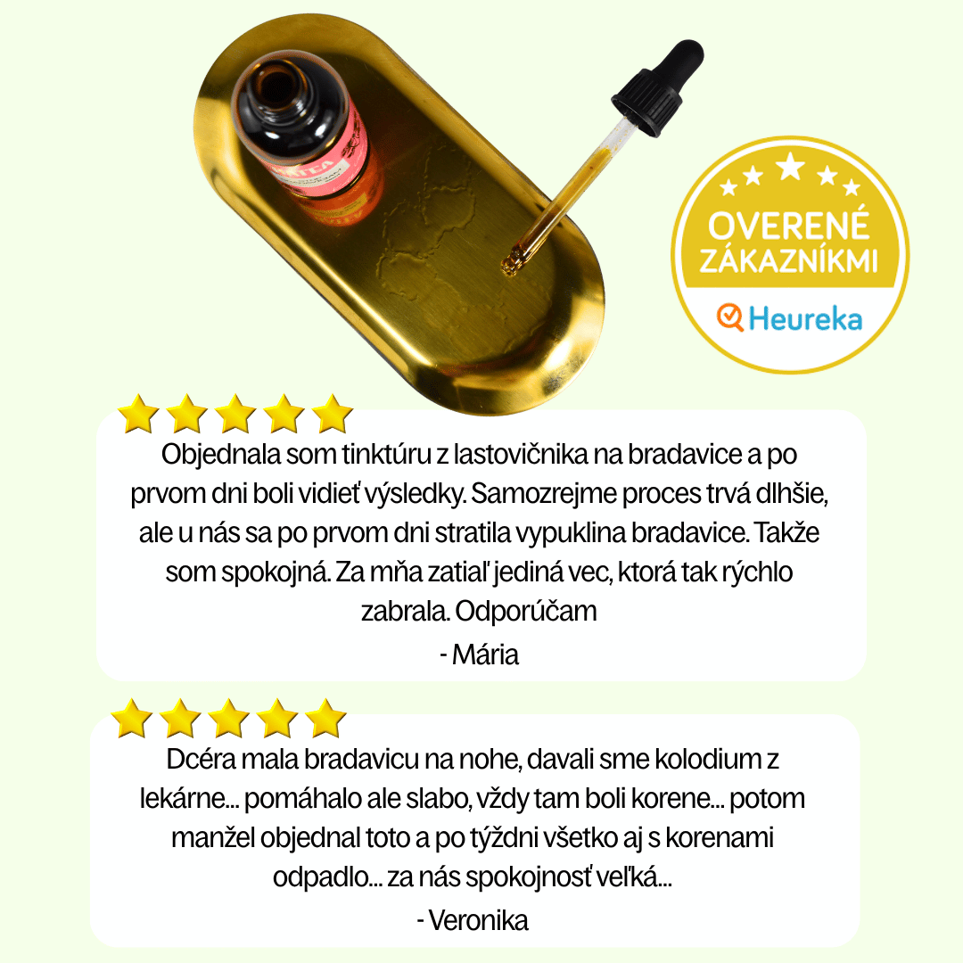 Tinktúra STOP bradaviciam Katea